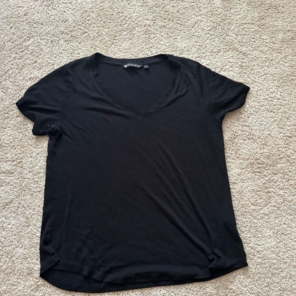 Black athleta tee shirt